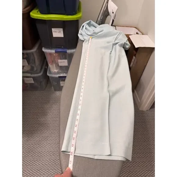 A New Day Women's Light Blue Pleated Wide Leg Trousers Size 12 - Picture 10 of 10